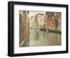 A Venetian Backwater-Fritz Thaulow-Framed Giclee Print