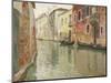 A Venetian Backwater-Fritz Thaulow-Mounted Giclee Print