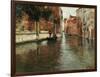 A Venetian Backwater-Fritz Thaulow-Framed Giclee Print