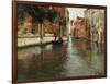 A Venetian Backwater-Fritz Thaulow-Framed Giclee Print