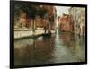 A Venetian Backwater-Fritz Thaulow-Framed Giclee Print