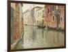 A Venetian Backwater-Frits Thaulow-Framed Giclee Print