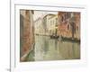 A Venetian Backwater-Frits Thaulow-Framed Giclee Print