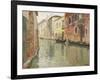 A Venetian Backwater-Frits Thaulow-Framed Giclee Print