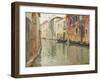 A Venetian Backwater-Frits Thaulow-Framed Giclee Print