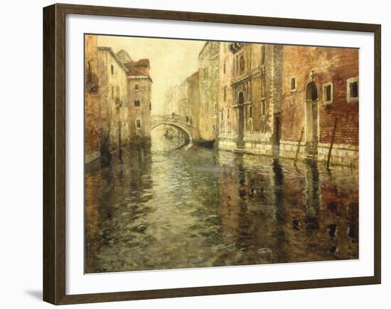 A Venetian Canal Scene-Fritz Thaulow-Framed Giclee Print