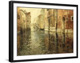 A Venetian Canal Scene-Fritz Thaulow-Framed Giclee Print