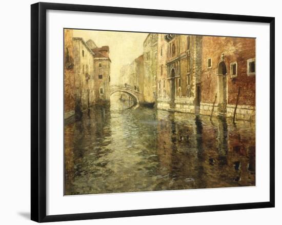 A Venetian Canal Scene-Fritz Thaulow-Framed Giclee Print