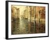 A Venetian Canal Scene-Fritz Thaulow-Framed Giclee Print