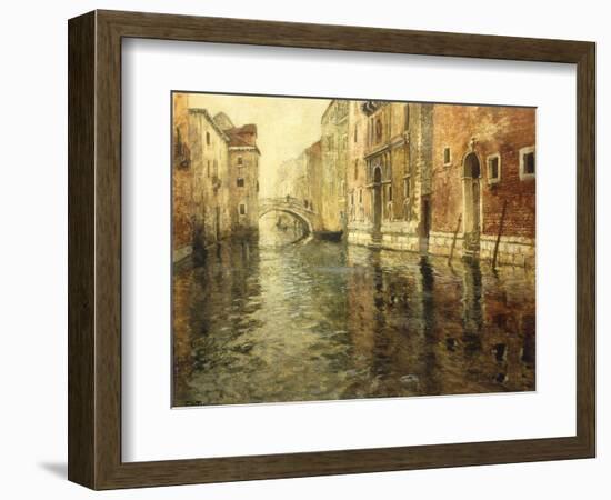 A Venetian Canal Scene-Fritz Thaulow-Framed Giclee Print