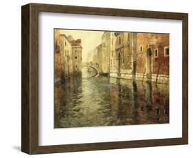 A Venetian Canal Scene-Fritz Thaulow-Framed Giclee Print