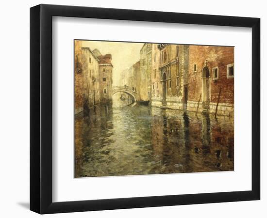 A Venetian Canal Scene-Fritz Thaulow-Framed Giclee Print