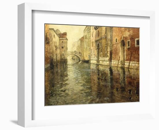 A Venetian Canal Scene-Fritz Thaulow-Framed Giclee Print