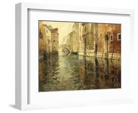 A Venetian Canal Scene-Fritz Thaulow-Framed Giclee Print