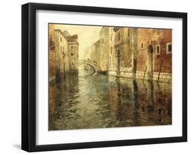 A Venetian Canal Scene-Fritz Thaulow-Framed Giclee Print