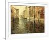 A Venetian Canal Scene-Frits Thaulow-Framed Giclee Print