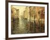 A Venetian Canal Scene-Frits Thaulow-Framed Giclee Print