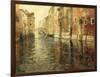 A Venetian Canal Scene-Frits Thaulow-Framed Giclee Print