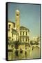 A Venetian Canal Scene-Martin Rico y Ortega-Framed Stretched Canvas