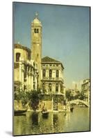 A Venetian Canal Scene-Martin Rico y Ortega-Mounted Giclee Print