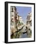 A Venetian Canal with the Scuola Grande Di San Marco and Campo San Giovanni E Paolo, Venice-Rubens Santoro-Framed Giclee Print