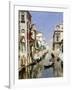 A Venetian Canal with the Scuola Grande Di San Marco and Campo San Giovanni E Paolo, Venice-Rubens Santoro-Framed Giclee Print