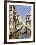 A Venetian Canal with the Scuola Grande Di San Marco and Campo San Giovanni E Paolo, Venice-Rubens Santoro-Framed Giclee Print