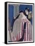 A Venetian Couple in Carnival Costume-null-Framed Stretched Canvas