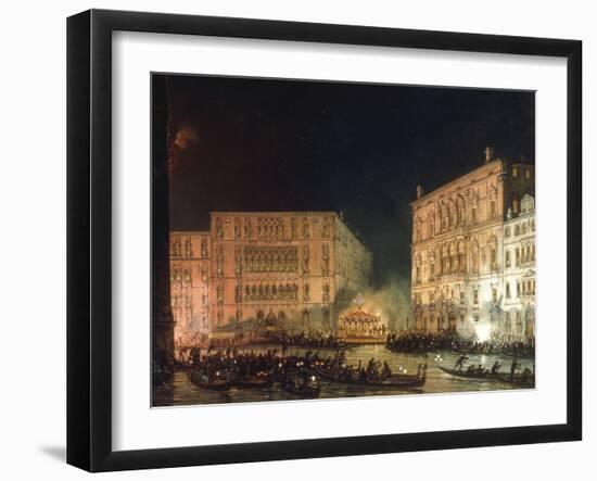 A Venetian Festival-Giovanni Grubacs-Framed Giclee Print