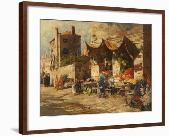 A Venetian Fruit Stall, 1896-George Charles Haite-Framed Giclee Print