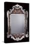 A Venetian Glass Framed Wall Mirror, Late 19th or Early 20th Century-null-Stretched Canvas