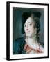 A Venetian Lady from the House of Barbarigo (Caterina Sagredo Barbarig), Ca 1735-1739-Rosalba Giovanna Carriera-Framed Giclee Print