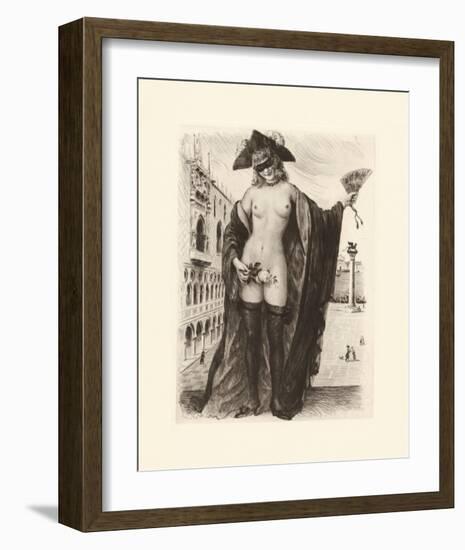 A Venetian Rose-Gabriel Ferrier-Framed Premium Giclee Print