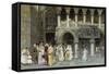 A Venetian Wedding, 1900-Gabriel Puig Roda-Framed Stretched Canvas