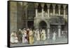 A Venetian Wedding, 1900-Gabriel Puig Roda-Framed Stretched Canvas