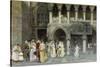 A Venetian Wedding, 1900-Gabriel Puig Roda-Stretched Canvas