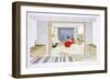 A Veranda Cabin Aboard the SS Oriana, from a Promotional Brochure-null-Framed Giclee Print