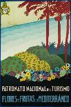 Patronato Nacional Del Turismo Spanish Travel Poster-A. Vercher-Framed Stretched Canvas