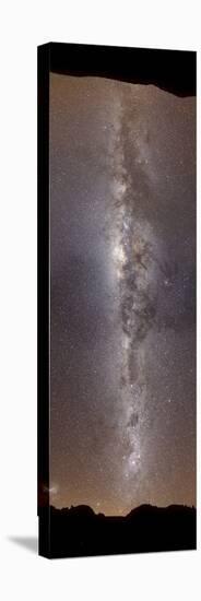 A Vertical Panorama Showing the Milky Way-null-Stretched Canvas