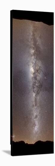A Vertical Panorama Showing the Milky Way-null-Stretched Canvas