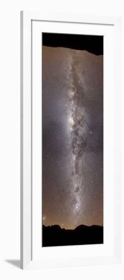 A Vertical Panorama Showing the Milky Way-null-Framed Photographic Print