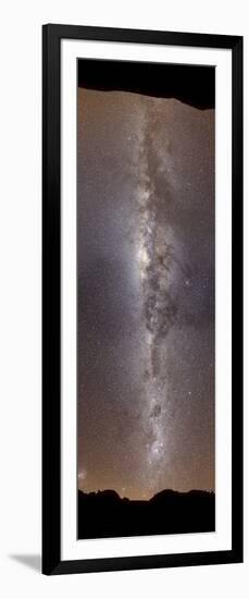 A Vertical Panorama Showing the Milky Way-null-Framed Photographic Print