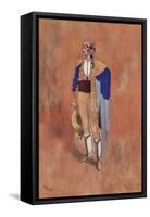 "A Very Clever Picador Named Lucas"-René Bull-Framed Stretched Canvas