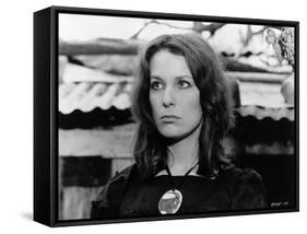 A VERY CURIOUS GIRL (aka LA FIANCEE DU PIRATE) by NellyKaplan with Bernadette Lafont, 1969 (b/w pho-null-Framed Stretched Canvas