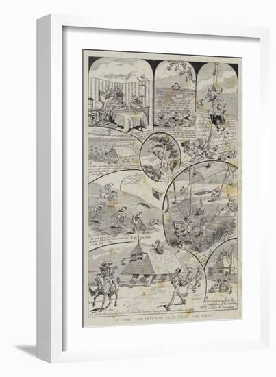 A Very Far-Fetched Tale from the West-Alfred Chantrey Corbould-Framed Giclee Print