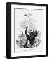 A Very Greasy Pole, 1859-null-Framed Giclee Print