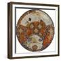 A Very Large Imari Dish Decorated in Various Coloured Enamels, 19th Century-null-Framed Giclee Print