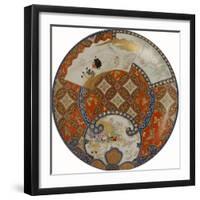 A Very Large Imari Dish Decorated in Various Coloured Enamels, 19th Century-null-Framed Giclee Print