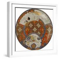 A Very Large Imari Dish Decorated in Various Coloured Enamels, 19th Century-null-Framed Giclee Print