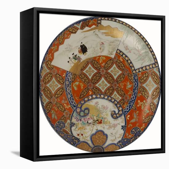 A Very Large Imari Dish Decorated in Various Coloured Enamels, 19th Century-null-Framed Stretched Canvas